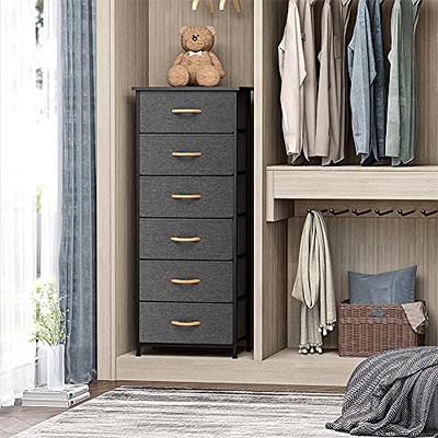 HOMCOM 8-Drawer Dresser, 3-Tier Fabric Chest of Drawers, Storage Tower  Organizer Unit with Steel Frame Wooden Top for Bedroom - Light Grey - Yahoo  Shopping