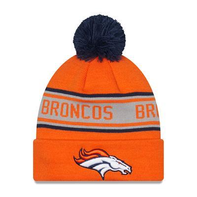 Fanatics Branded Heather Gray Denver Broncos Cuffed Knit Hat with Pom