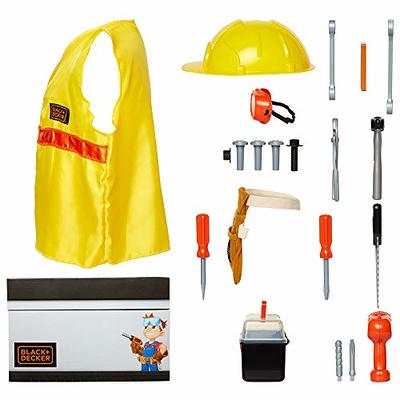 BLACK+DECKER Kids Tool Set Pretend Play Trunk with Tool Box, Construction  Vest & Hard Hat – 22 Piece Set [ Exclusive] - Yahoo Shopping