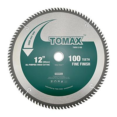 Oshlun SBW-055036 5-1/2-Inch 36 Tooth ATB Finishing and Trimming Saw Blade with 5/8-Inch Arbor (1/2-Inch and 10mm Bushings)