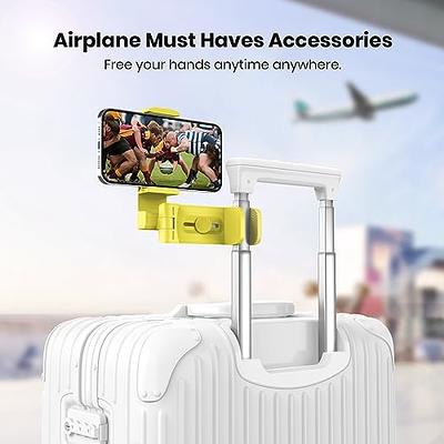 Portable Travel Airplane Phone Holder, 360 Degree Rotation Plane Phone  Holder, Travel Accessories for Flying, Travel Essentials for Flying, Hands  free