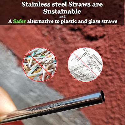 12pcs 9 Or 10.5 Inches Long Rainbow Colored Clear Reusable Hard Plastic  Straws For Tall Cups, Tumblers And Mason Jars