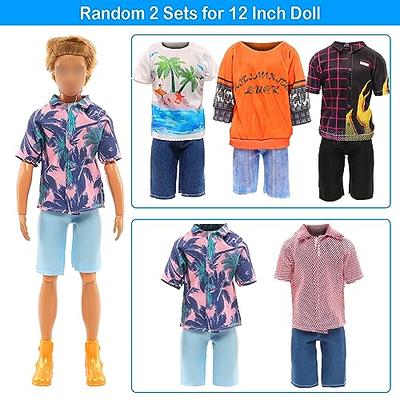  ENOCHT 15 Set 5.3 Inch Doll Clothes 5 Outfit 5 Dresses 5  Swimsuits for 4-6 Inch Girl Doll Clothes Dress : Toys & Games