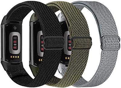 Elastic Bracelet Band for Fitbit Charge 5 / Charge 4 / Charge 3 Strap,  Sports Loop Watch Band Replacement 