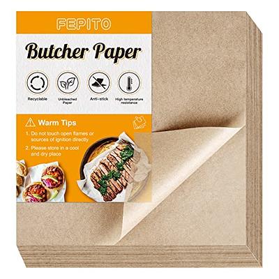 FEPITO 100 Pieces White Butcher Paper Precut Butcher Paper Disposable  Butcher Paper Sheets 12 x 12 inch No Wax Butcher Paper Square Meat Sheet  for Wrapping Meat Sublimation Heat Press - Yahoo Shopping