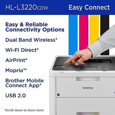 Brother HL-L3230CDW Color Laser Printer Wireless Networking Automatic  Duplex Two-sided Printing HL-L3230CDW 