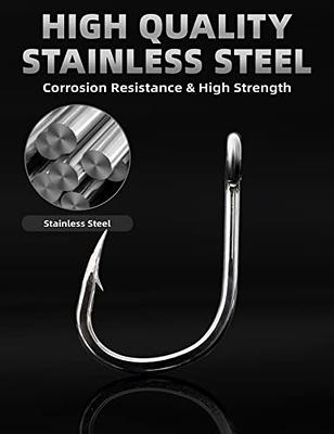 BLUEWING Stainless Steel Live Bait Hooks 20pcs Ultra Sharp & Durable  Fishing Hooks for Saltwater & Freshwater, Size 6/0 - Yahoo Shopping
