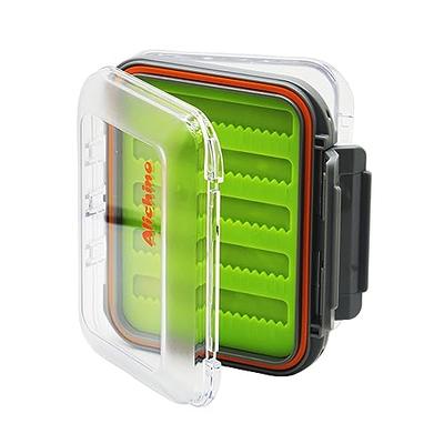 Alichino Fly Box for Fly Files Ice Jig Box Two Sided Waterproof Fly Fishing  Box for Nymphs and Streamers (Green Silicone Insert, S 4.9 * 4 * 1.6 Inch)  - Yahoo Shopping