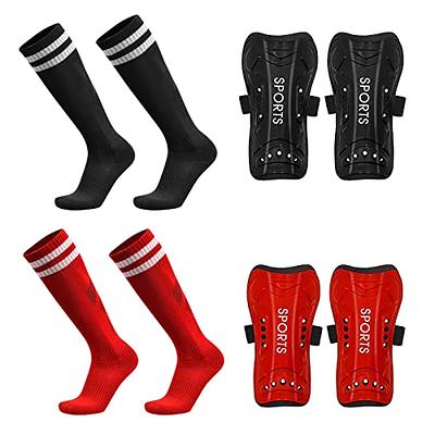 Uantc Soccer Shin Guards - Shin Guards with Adjustable Straps for  Kids/Adults - Shin Pads Reduce Shocks and Injuries - Soccer Shin Guards for  Soccer Boys/Girls/Men/Women Rosered M 