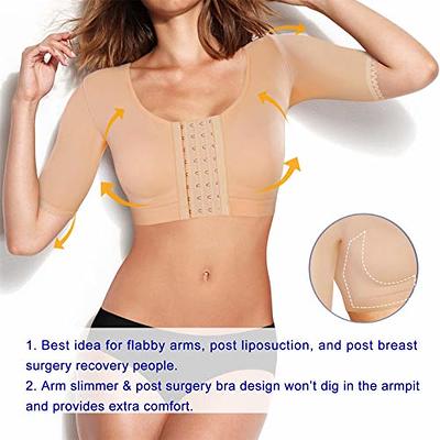 BRABIC Shaper Tops for Women Arm Compression Post Surgery Front Closure Bra  Tank Top Shapewear (Beige, M) - Yahoo Shopping