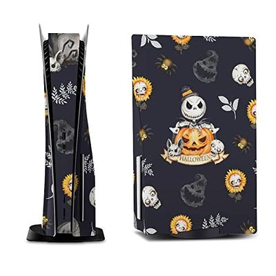 AoHanan Halloween Pattern in Black Skulls PS5 Skin Console and Controller  Accessories Cover Skins Anime Vinyl Cover Sticker Full Set for Playstation  5 Disc Edition - Yahoo Shopping
