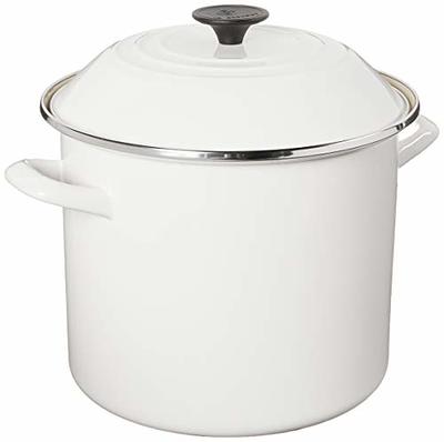 Le Creuset 10-qt Enamel on Steel Stockpot on QVC 