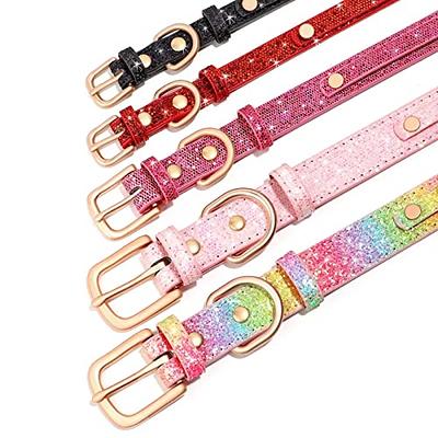  Personalized Small Dog Collar Bling Custom Leather