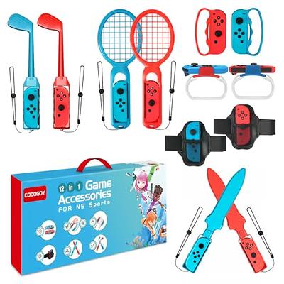 Switch Sports Accessories - CODOGOY 11 in 1 Switch Sports Accessories  Bundle for Nintendo Switch Sports, Family Accessories Kit Compatible with