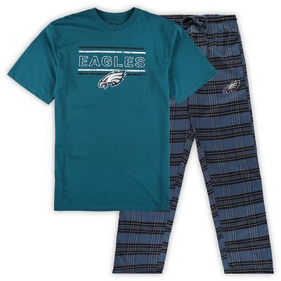 Women's Concepts Sport Midnight Green/Black Philadelphia Eagles Badge T- Shirt & Pants Sleep Set