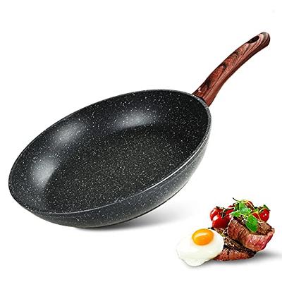 Granitestone 2 Pack Nonstick 10.5” Grill Pan/Flat Griddle Pan for Stovetop  with 3x Coated Surface Perfect for Eggs Pancakes Steaks and More, Stove Top