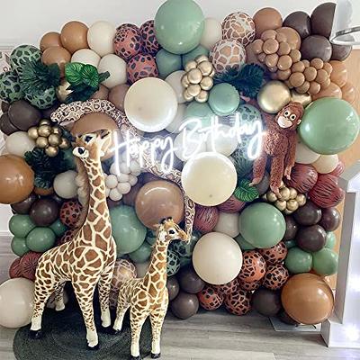Giraffe Lion Decoration Birthday, Jungle Balloons Decoration