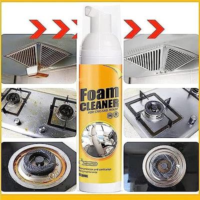 Foam Cleaner For Car, 2 Pack Magic Multi Purpose Foam Cleaner for Car and  House, Lemon Flavor Car Interior Cleaner, All Purpose Cleaner Remove Stain
