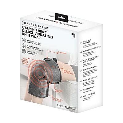 Sharper Image Calming Heat Massaging Weighted Heating Pad