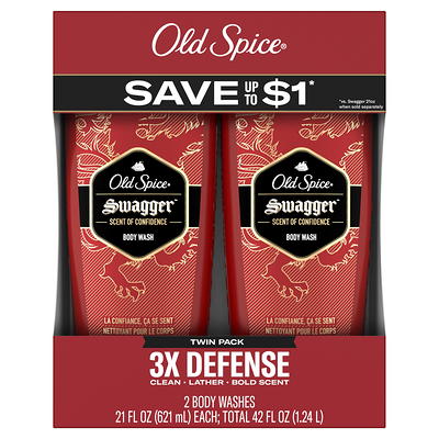 Old Spice Red Zone Swagger Scent Body Spray for Men, 3.75 oz