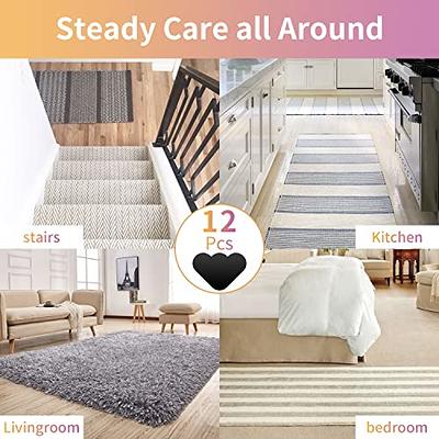 Rug Gripper Double Sided Non-Slip Rug Pads Tape Stickers Washable Area  Carpet Tape Corner Side