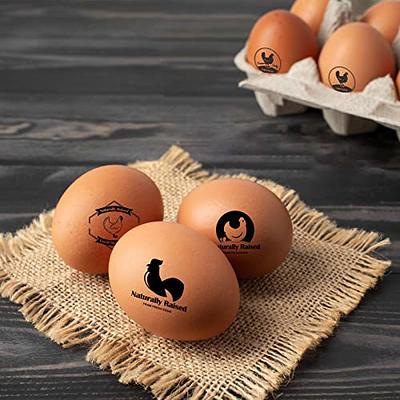 Egg Stamps for Fresh Eggs, Custom Egg Stmap, Personalize Your Eggs with  Wood Egg Stamp, Egg Stamper, Fun and Unique Designs for Eggs, Egg Stamps  for