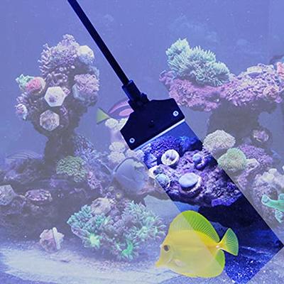 AquaticHI 5 in 1 Aquarium/Fish Tank Cleaning Kit/Tool, Algae Scraper, Fish Net