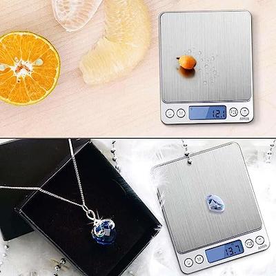 Food Scale, CHWARES Rechargeable Kitchen Scale with Trays 3000g/0.1g, Small  Scale with Tare Function Digital Scale Grams and Ounces for Weight Loss,  Dieting, Baking, Cooking, Meal Prep, Coffee, Red - Yahoo Shopping