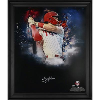 Highland Mint Bryce Harper Philadelphia Phillies 13 x 13 Impact Jersey  Framed Photo