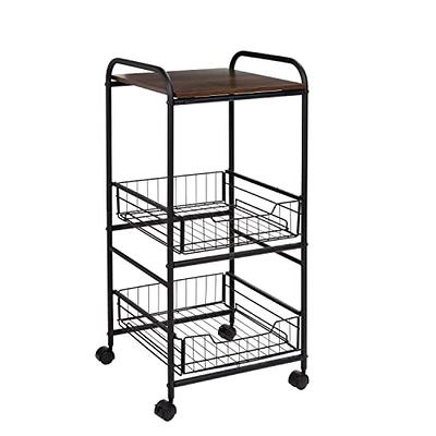 Honey-Can-Do 2-Tier Tubular Metal Shoe Rack Olive SHO-09133