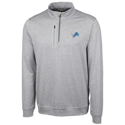 Men's Antigua Steel Detroit Lions Links Full-Zip Golf Jacket