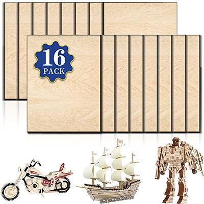 50 Pack 4 x 4 Inch Basswood Sheets,1/16 Thin Craft Plywood Sheets,Plywood  Board Thin Wood Board Sheets,Unfinished Wood Boards for DIY Projects,Model  Making 