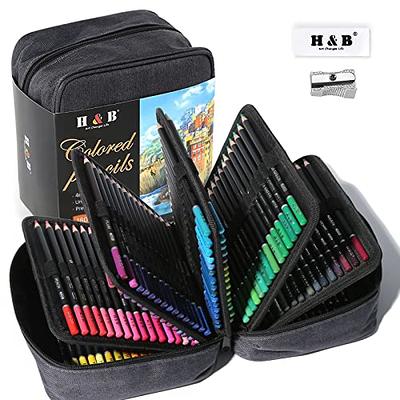  180 Professional Colored Pencils, Artist Pencils Set for  Coloring Books, Premium Artist Soft Core with Vibrant Colors for Sketching  Shading Blending Coloring, Gift Box for Beginners Adults Artists : Arts