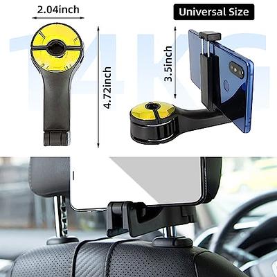 Car Headrest Hidden Hook with Phone Holder, Car Seat Hooks for Purses and  Bags, Universal 360° Rotation Headrest Hooks Purse Holder for Car, Car  Purse