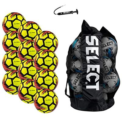 Select Classic V21 Soccer Ball, 12-Ball Pack with Duffle Ball Bag