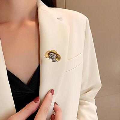 Pin Jewelry Gifts for Women Flower Brooch Ladies Brooch Suit Suit Silk  Scarf Buckle Cardigan Coat Coat pin with Accessories Birthday Gift Brooches  