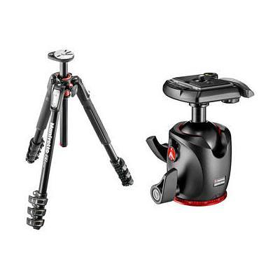 Manfrotto MT190XPRO4 Aluminum Tripod Kit with MHXPRO-BHQ2 XPRO