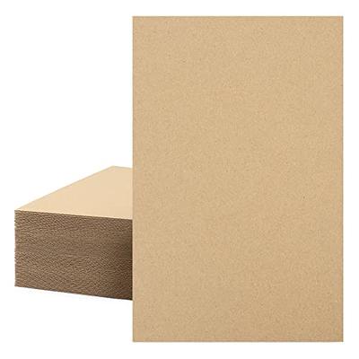 Mat Board Center, 25 pack 5x7 Brown Cardboard sheet, 1/8 inch thick, Flat  Corrugated Cardboard Inserts for Packing, Shipping, Mailing, Cardboard