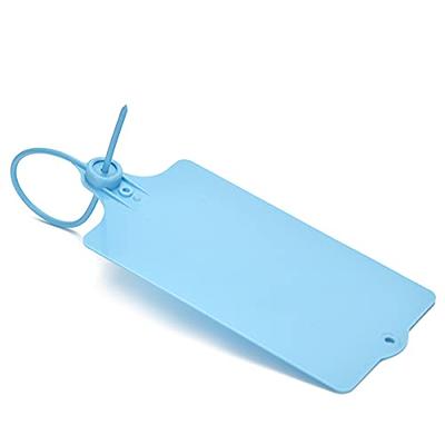 LeadSeals 100 Plastic Tags Shipping Tags Water Proof Tags for Labeling  Shipping Labels Security Seals Writable Marker Ties Hanging Tags Storage  Tag with One Marker Pen (Blue) - Yahoo Shopping