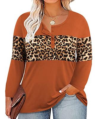 RITERA Women Plus Size Tshirt Long Sleeve Winter Tops Oversized