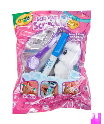 Crayola Scribble Scrubbie Color & Wash, Animal Toy for Kids, Arts & Crafts,  Beginner Unisex Child 