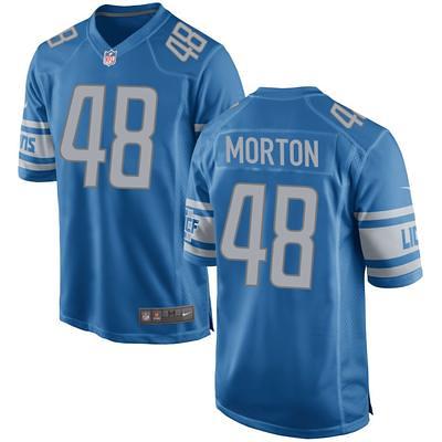 Nike Men's Detroit Lions Aidan Hutchinson #97 Blue Game Jersey