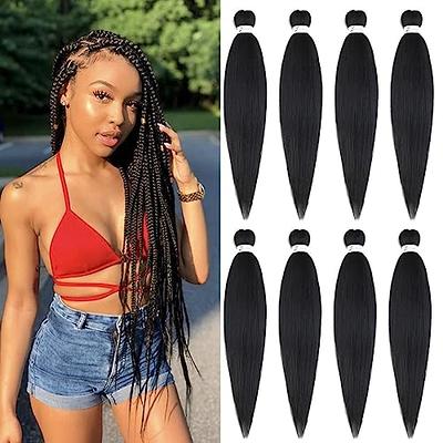  Pre Stretched Braiding Hair Pre Stretched Red Hair for Braiding  Colors Professional Hair Extensions 3 Pcs Red Crochet Hair for Women Yaki  Braiding Hair 26 Inches (#900 Burgundy Red) 