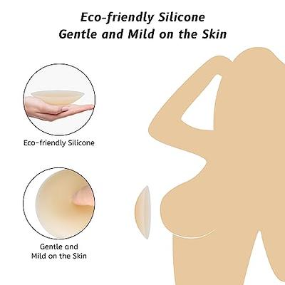 2/6 Pairs Nippleless Cover Pasties Women Reusable Adhesive Silicone Nipple  Pads 