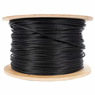 Paracord Planet Braided Nylon Rope with Galvanized Wire Core – High Tensile  Strength – Halyard Line – Use for Flagpoles, Sailboats, Winches, Pulleys  (Black - 3/16 Inch, 50 Feet) - Yahoo Shopping