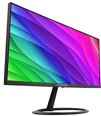 Sceptre 27-inch IPS Gaming Monitor up to 165Hz DisplayPort HDMI 300 Lux 99%  sRGB Build-in Speakers, Machine Black (E278B-FPT168)