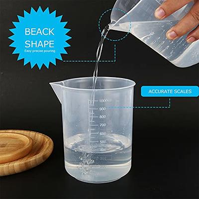 Scale measuring jug 1000ml. with measuring scale. Beaker for
