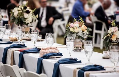 Navy Dark Blue Linen Cloth Napkins, Wedding, Dinner