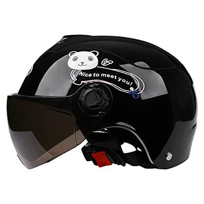 TRIANGLE Open Face Motorcycle Helmet 3/4 Half with Sunshield Unisex-Adult  DOT