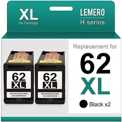 HP 62XL Black High-yield Ink | Works with HP ENVY 5540, 5640, 5660, 7640  Series, HP OfficeJet 5740, 8040 Series, HP OfficeJet Mobile 200, 250 Series  